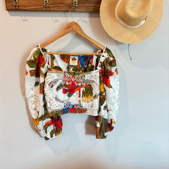 Anthropologie Farm Rio Forest Birds size Small - Picture 7 of 15